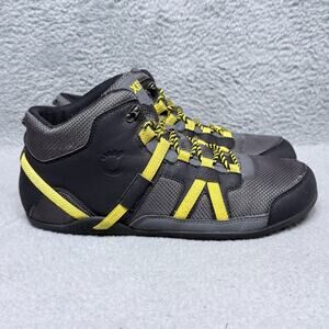 Xero Shoes DayLite Hiker Mens Size 13 Minimalist Hiking Boots Black Gray Yellow